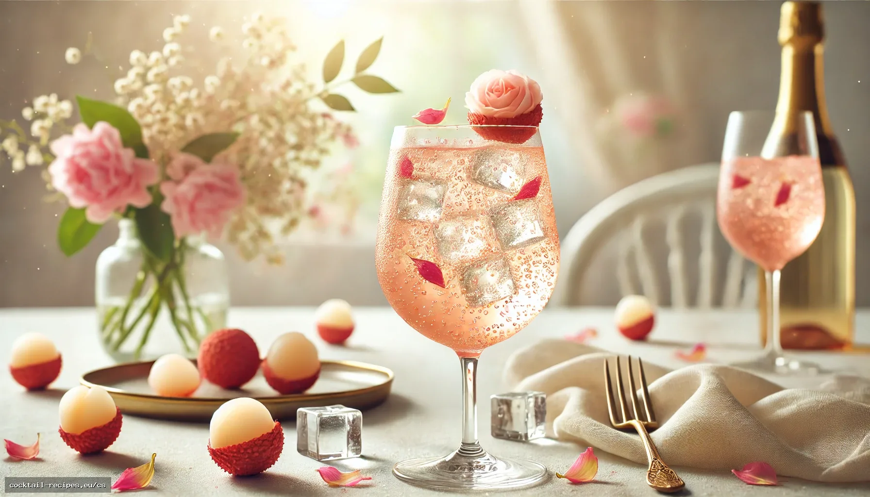 Litchi Růžový Spritzer