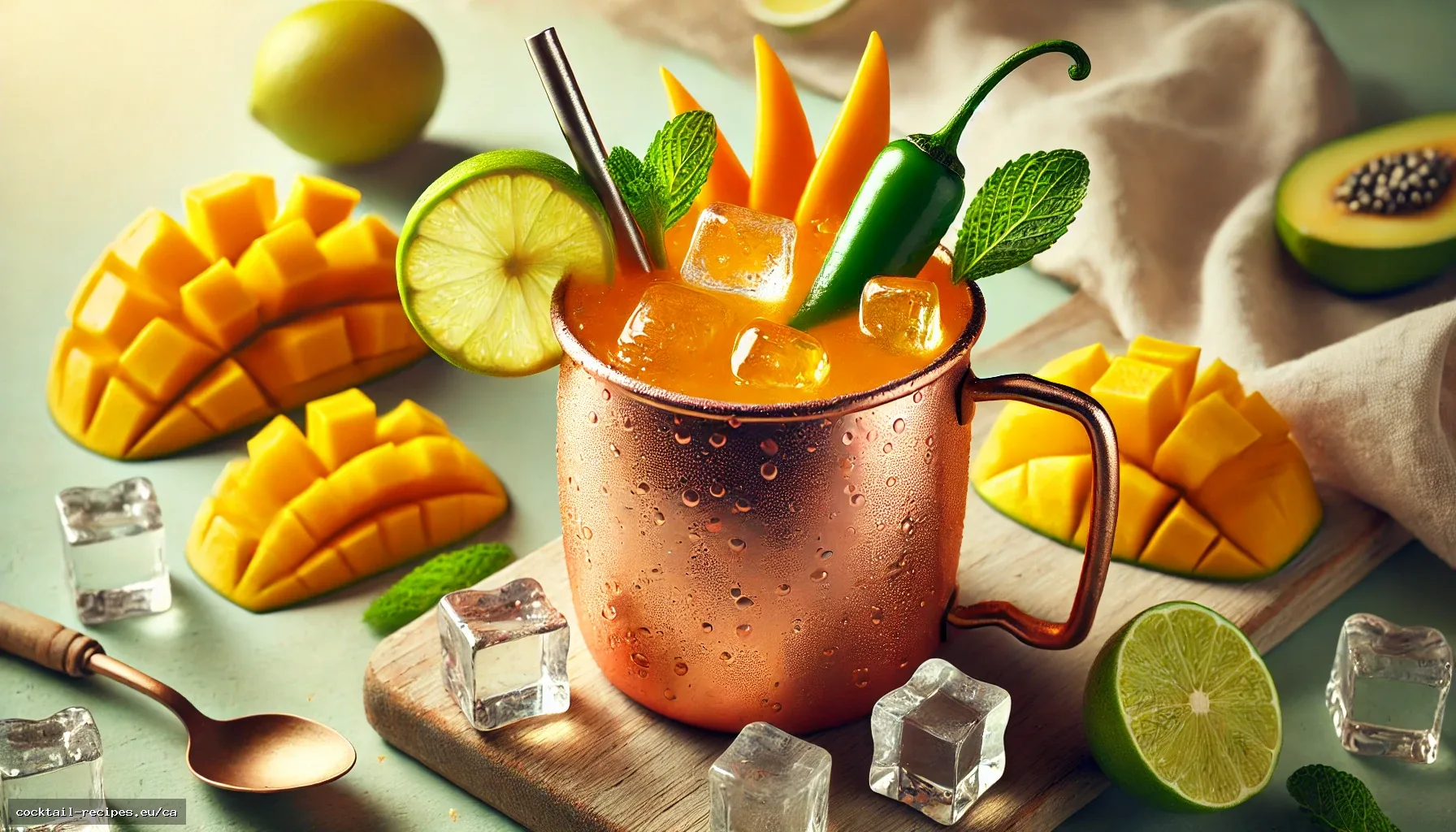 Mango Chili Mule Mocktail