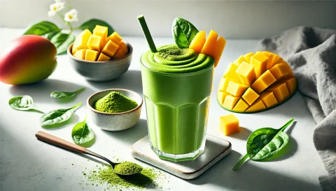 Mango Matcha Madness Smoothie