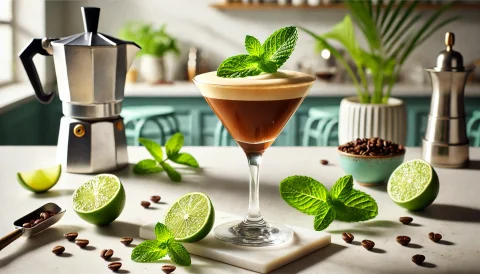 Shakerato de Menta e Lima