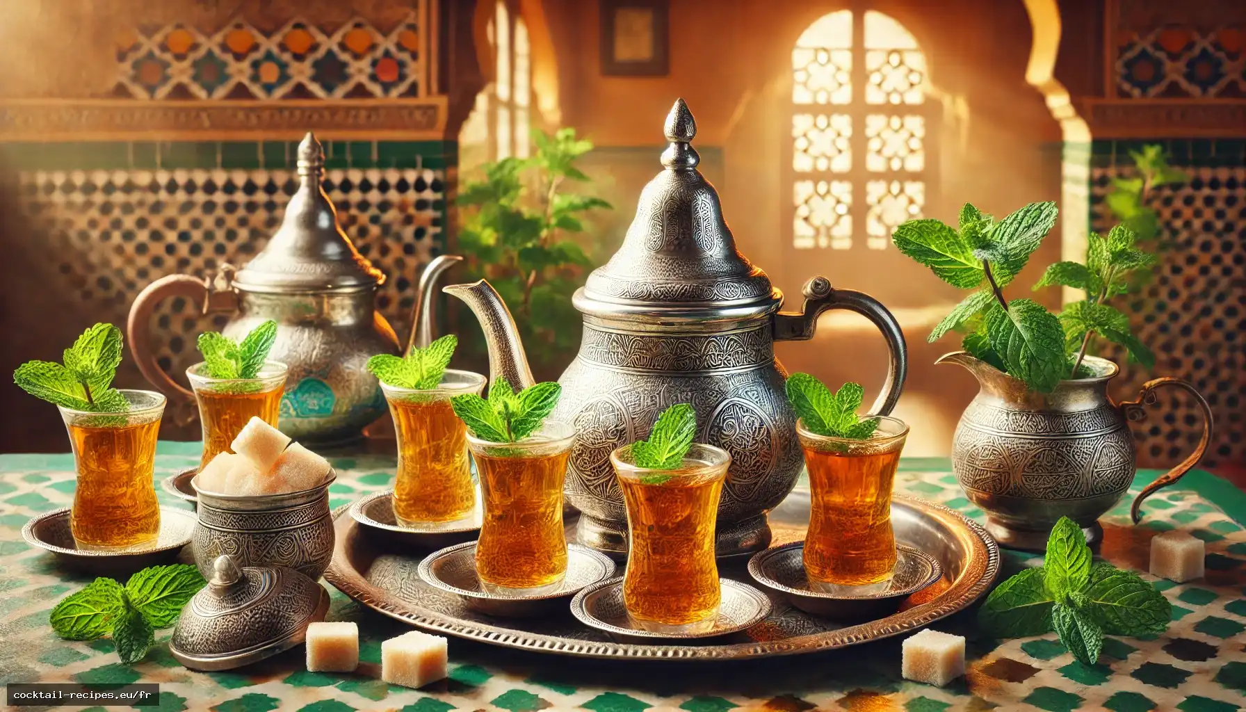 Thé à la menthe marocain