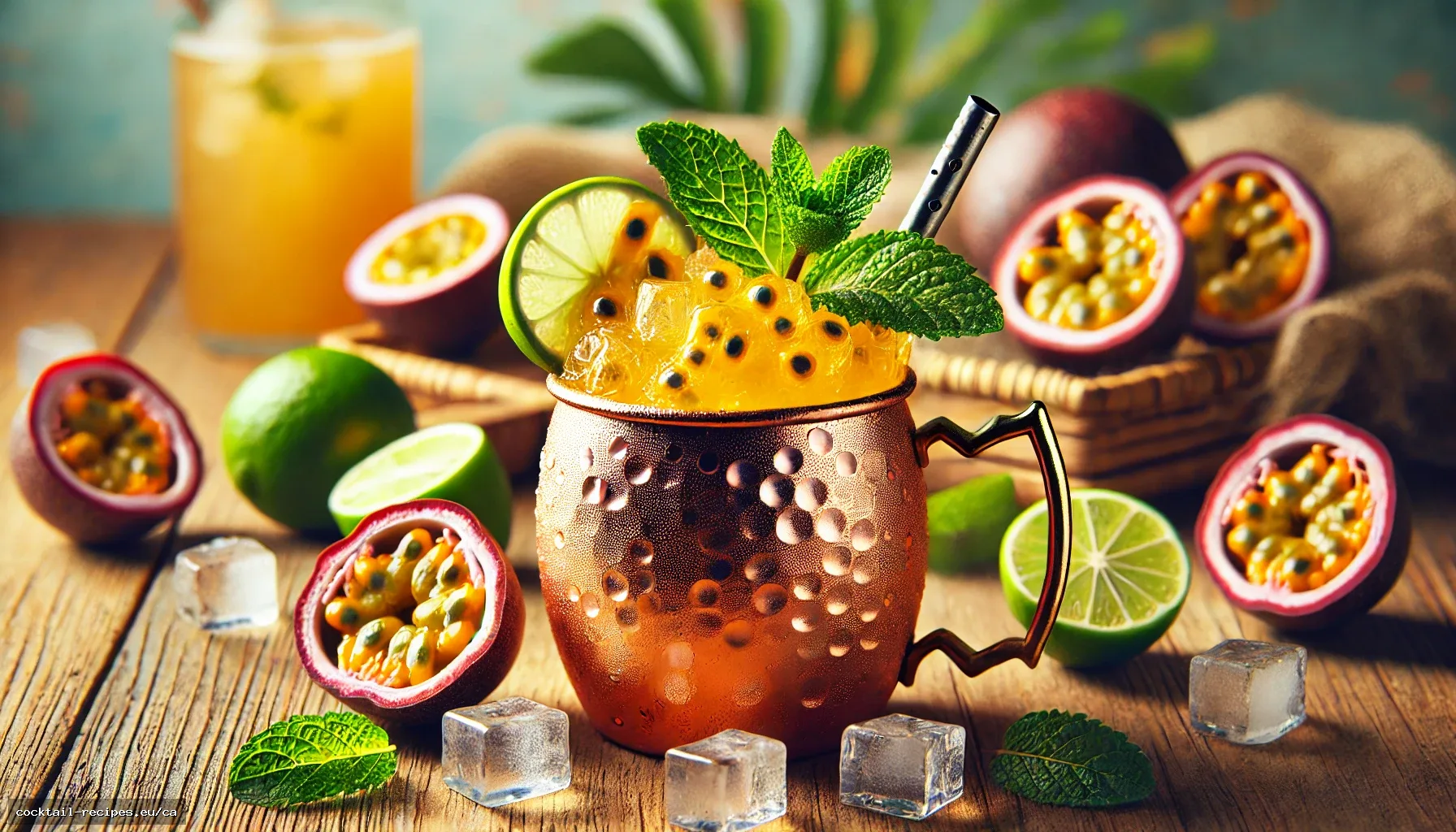 Passion Fruit Mule Mocktail