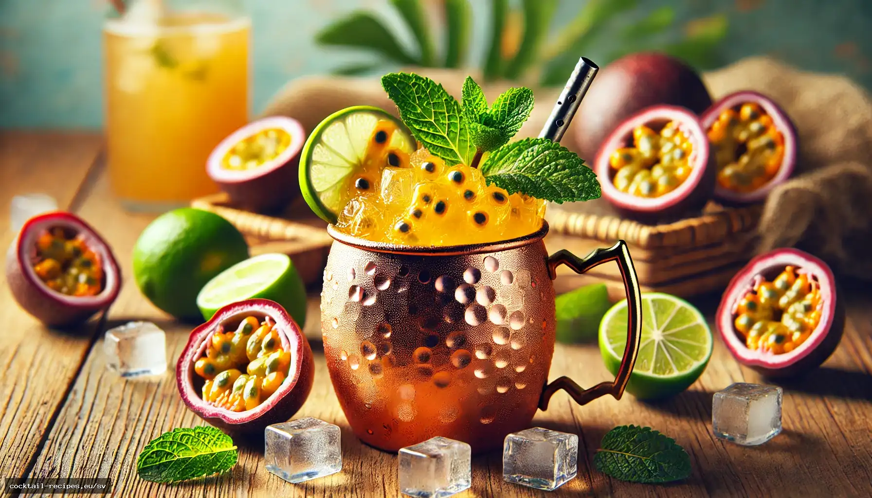 Passion Fruit Mule Mocktail