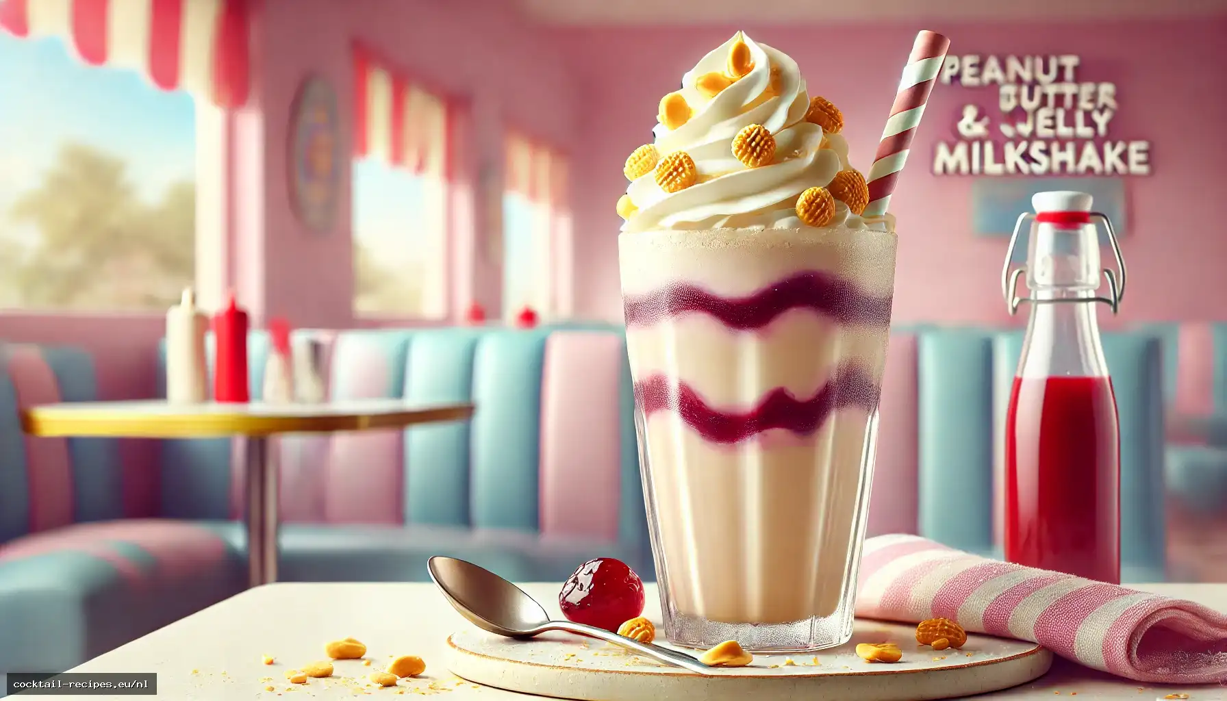 Pindakaas & Jam Milkshake