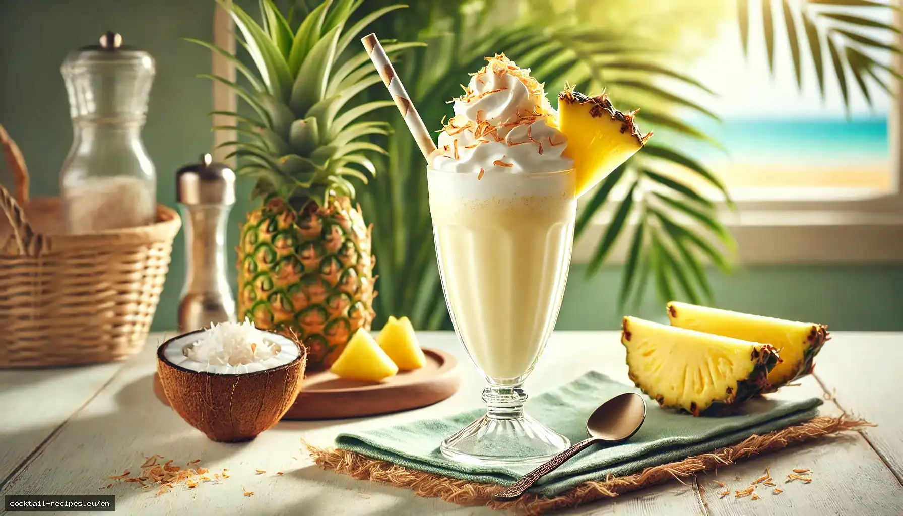 Pineapple Coconut Milkshake
