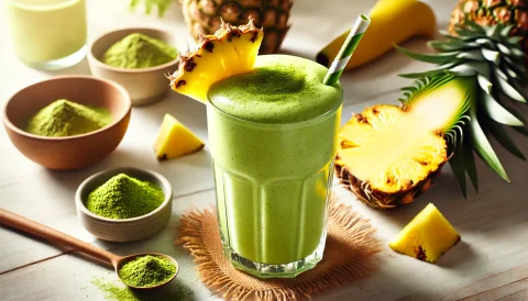 Pineapple Matcha Smoothie