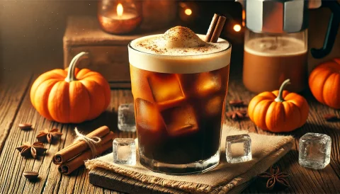Cold Brew cu Cremă de Dovleac