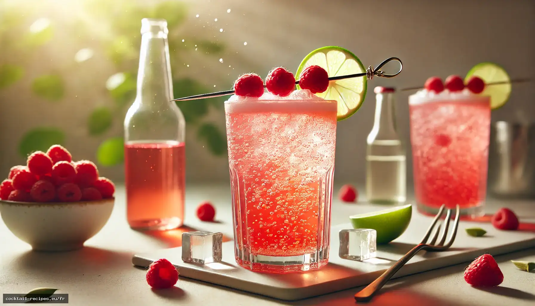 Fizz à la Framboise et à la Cardamome