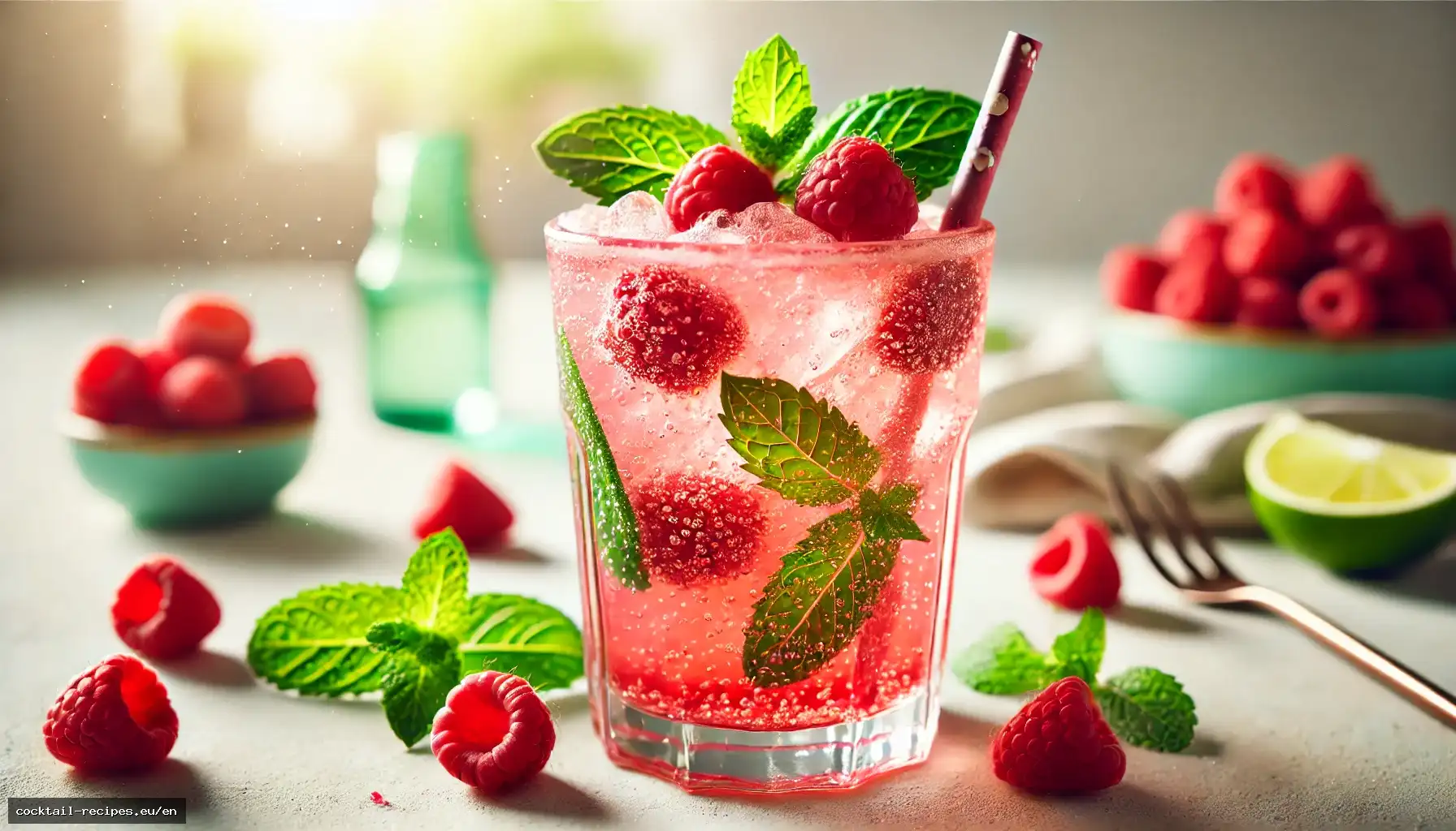 Raspberry Mint Refresher