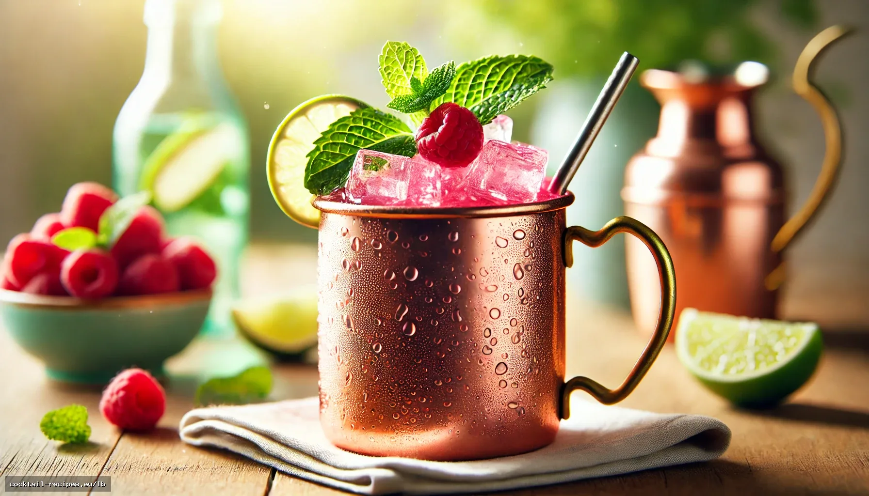 Raspberry Mule Mocktail