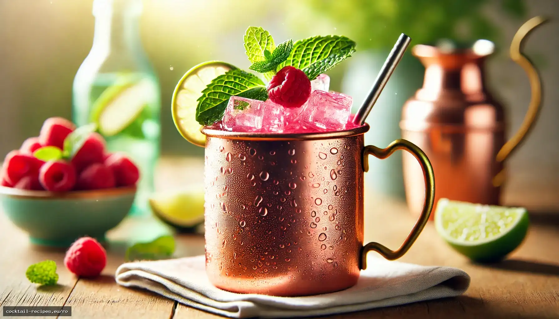 Mocktail Mule cu Zmeură