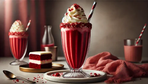 Red-Velvet-Kuchen-Milchshake