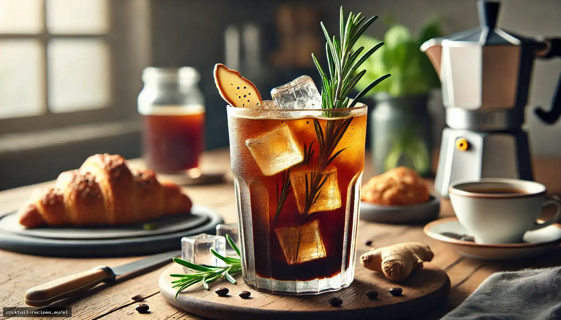 Cold Brew με Δενδρολίβανο και Τζίντζερ