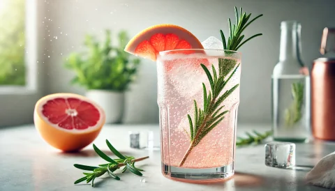 Rosemary Grapefruit Fizz