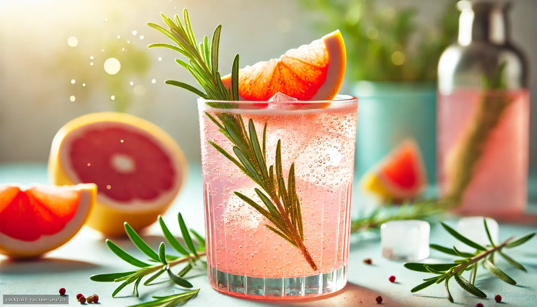 Rosemary Grapefruit Ginger Fizz
