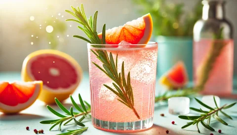 Rosmarin Grapefrukt Ingefära Fizz