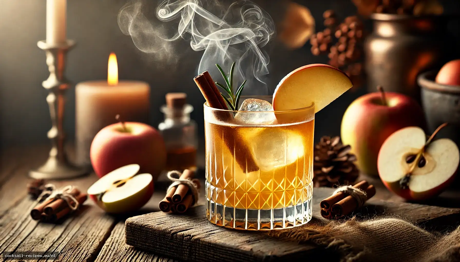 Gerookte Kaneel & Appel Mocktail