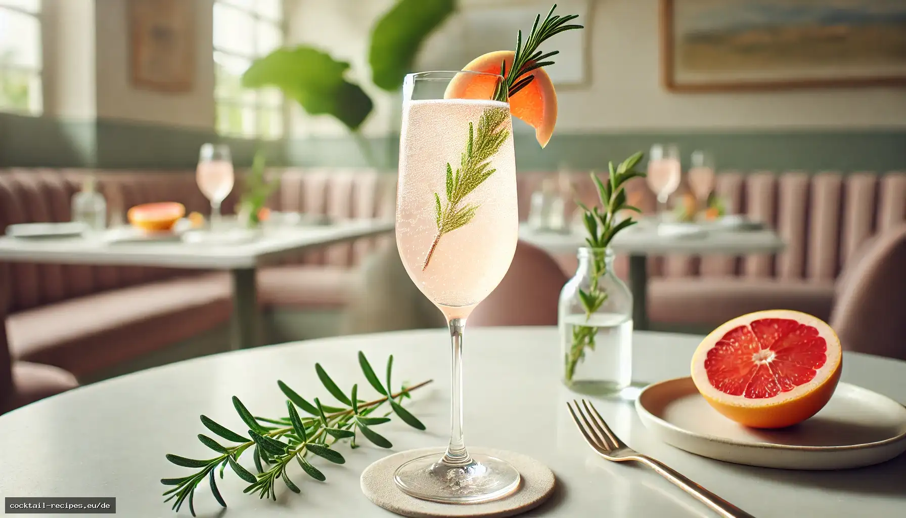 Prickelnder Holunderblüten- & Grapefruit-Presse