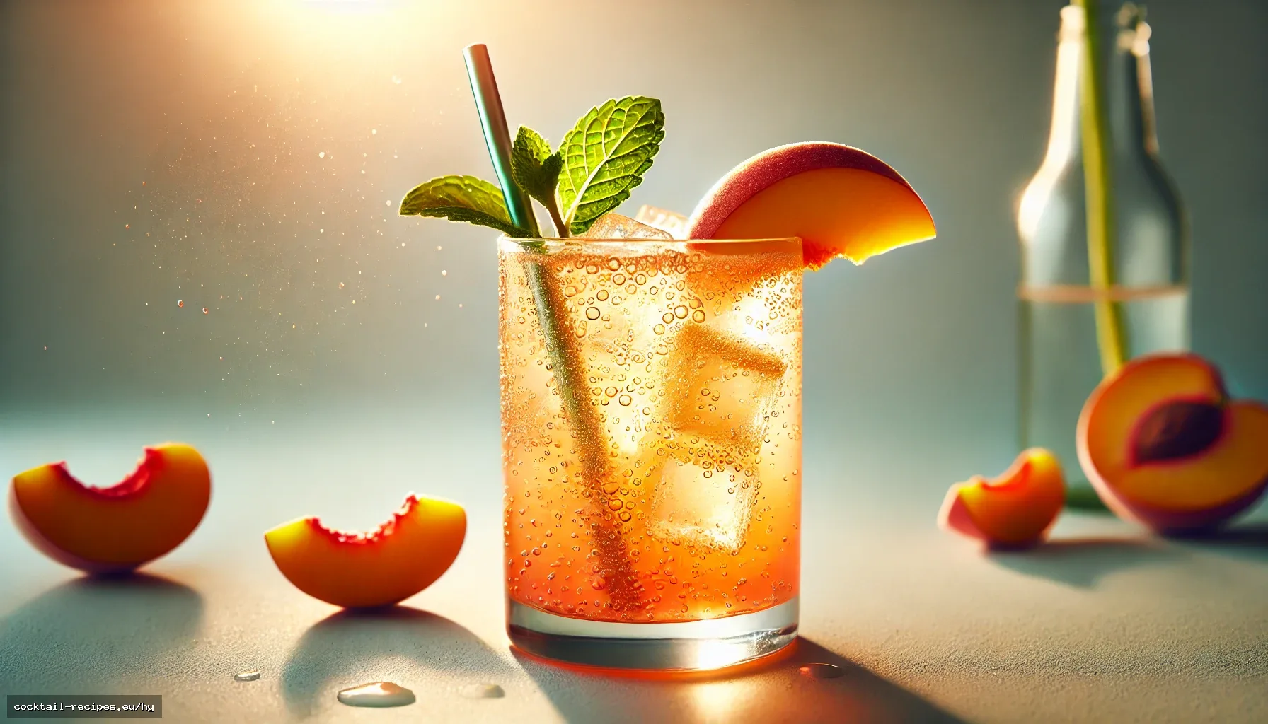 Sparkling Peach & Ginger Fizz
