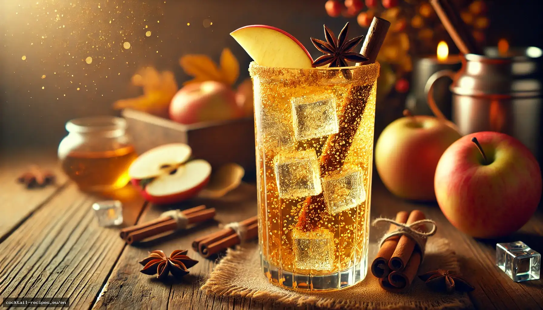Spiced Apple Ginger Fizz