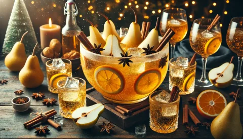 Punch Épicé à la Poire