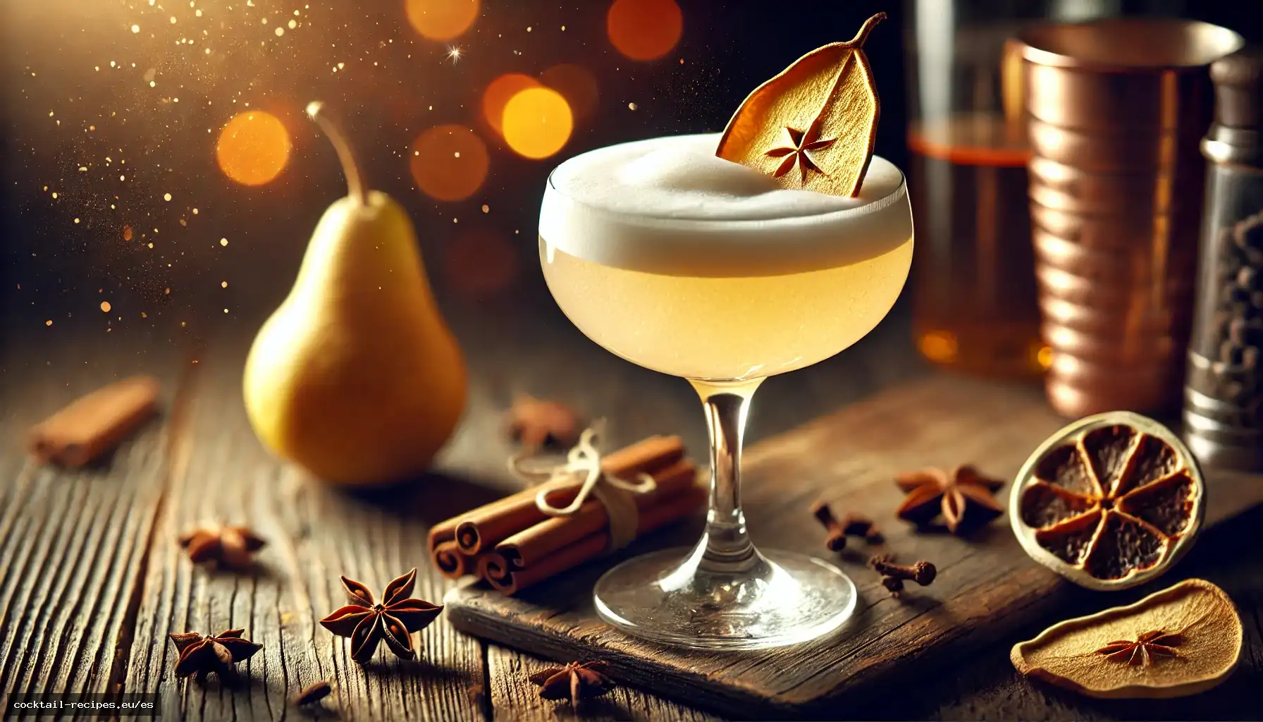 Mocktail Sour de Pera Especiada