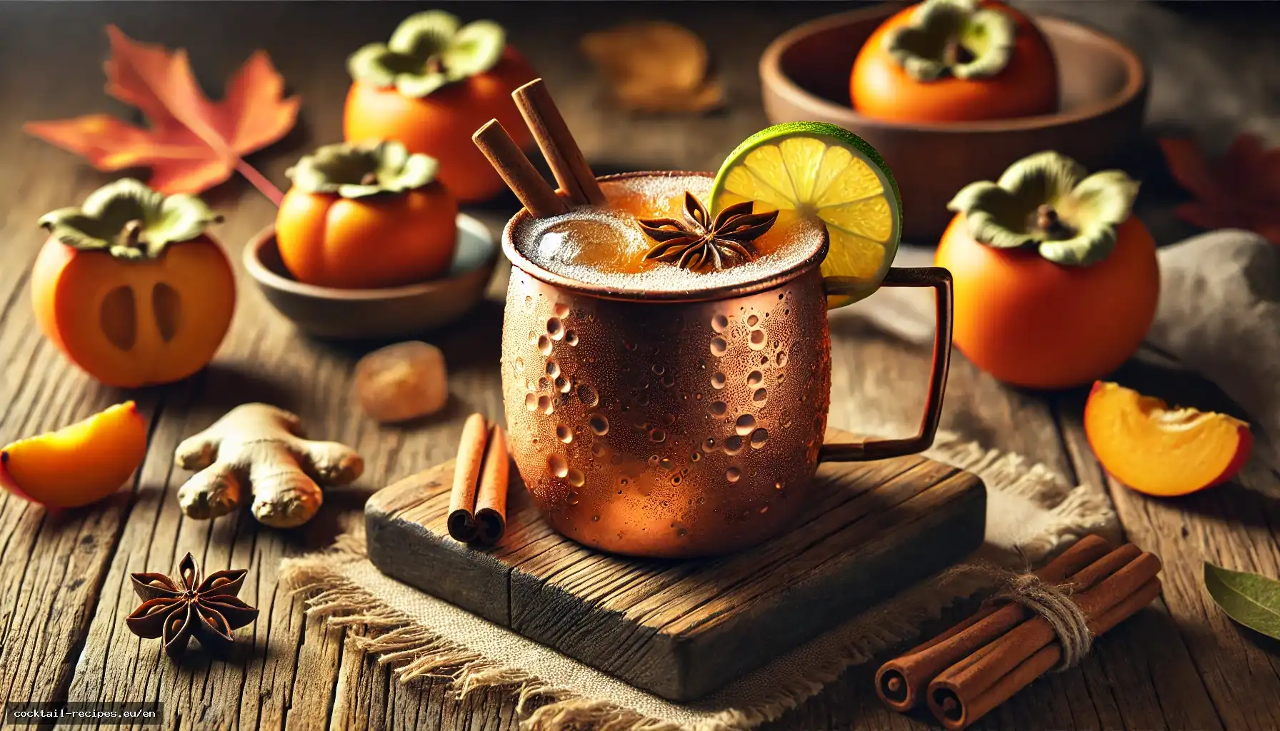 Spiced Persimmon Mule