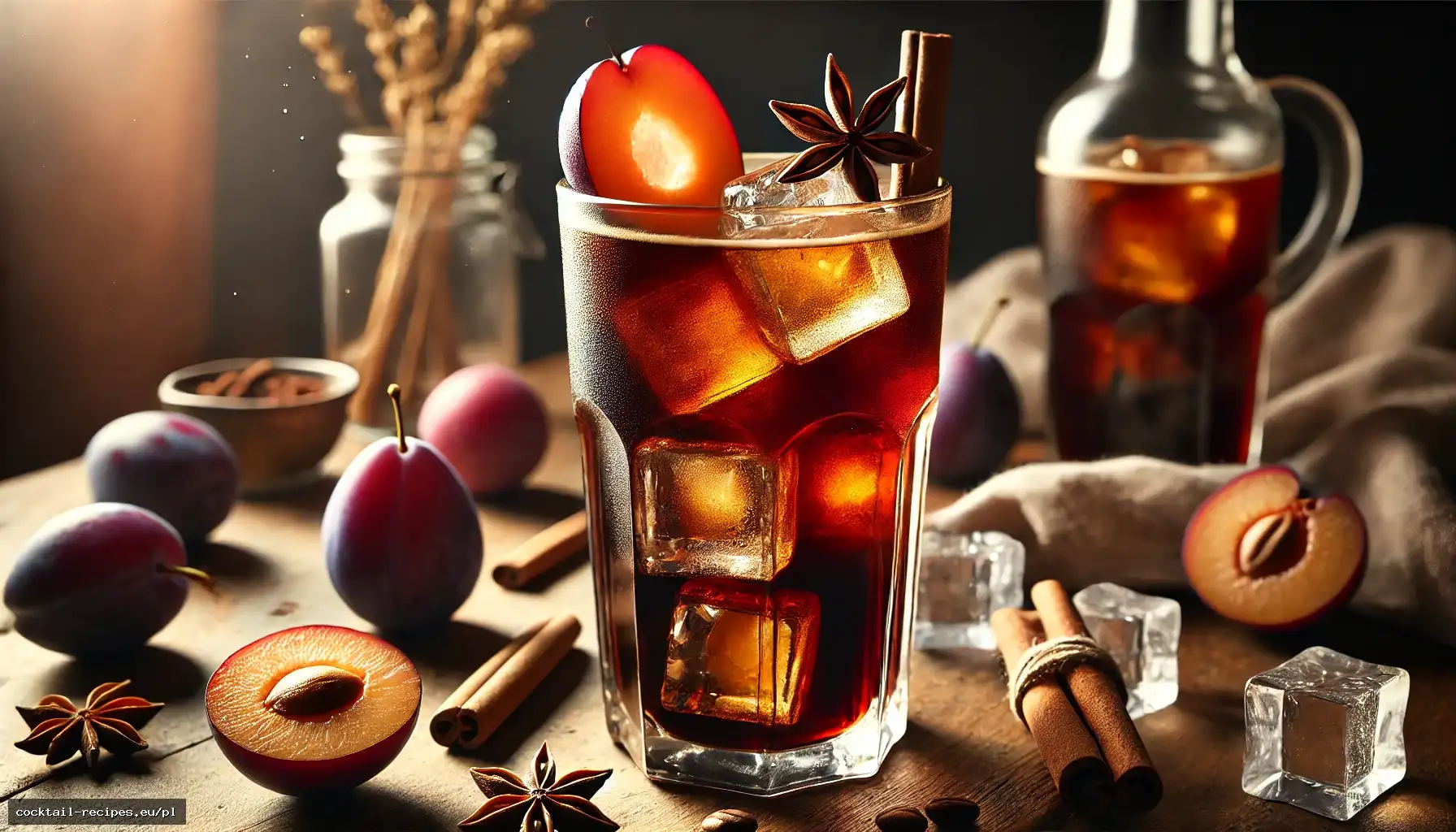 Śliwkowe Cold Brew z Kardamonem i Przyprawami