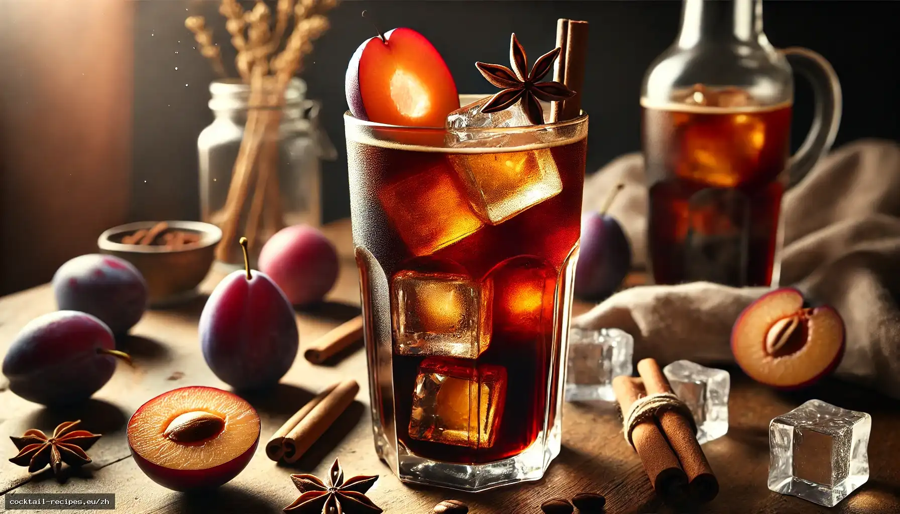 香料李子豆蔻冷萃咖啡