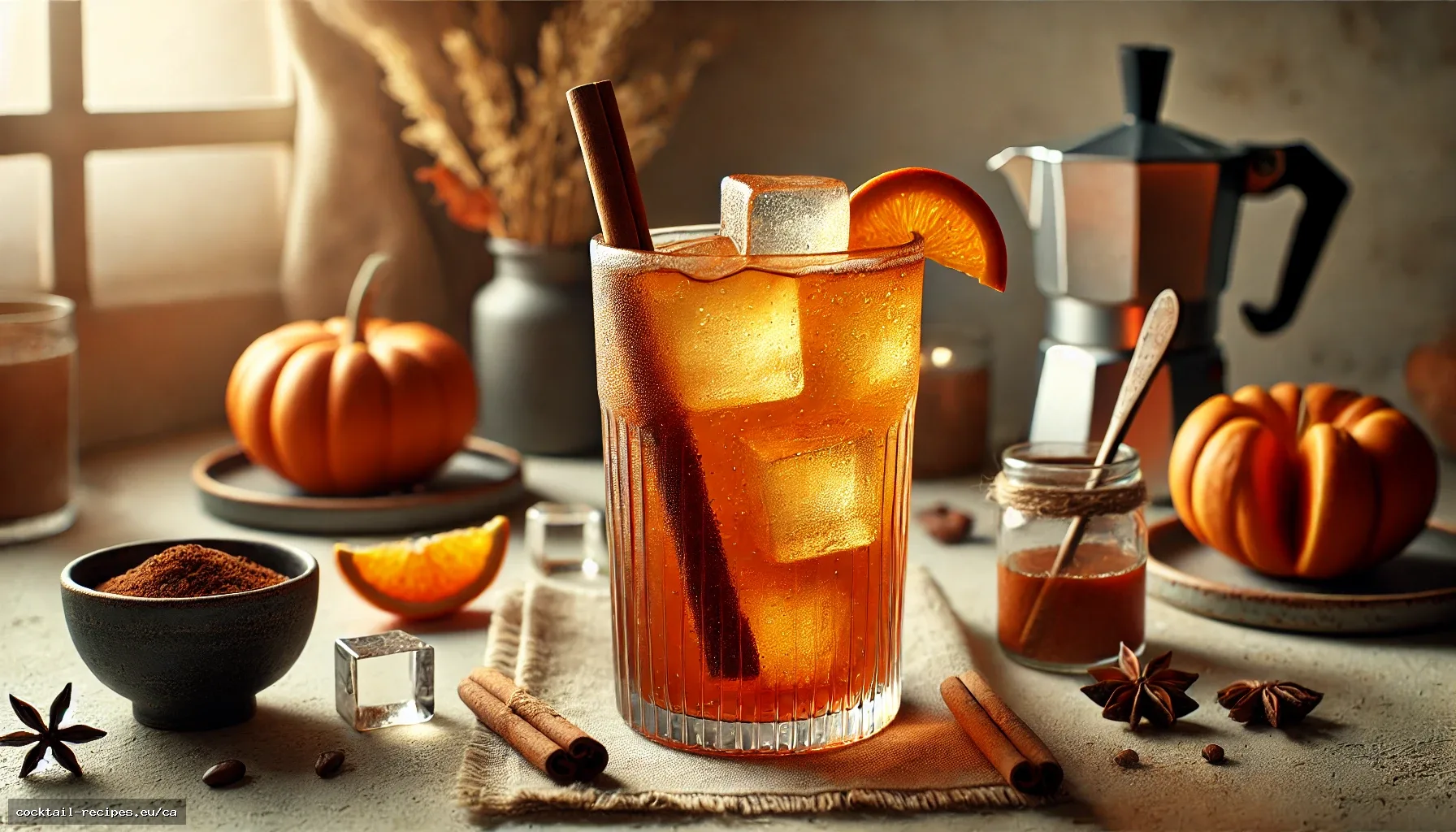 Spiced Pumpkin Cold Brew Shrub