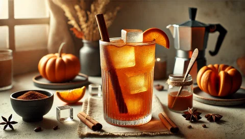 Spiced Pumpkin Cold Brew Shrub