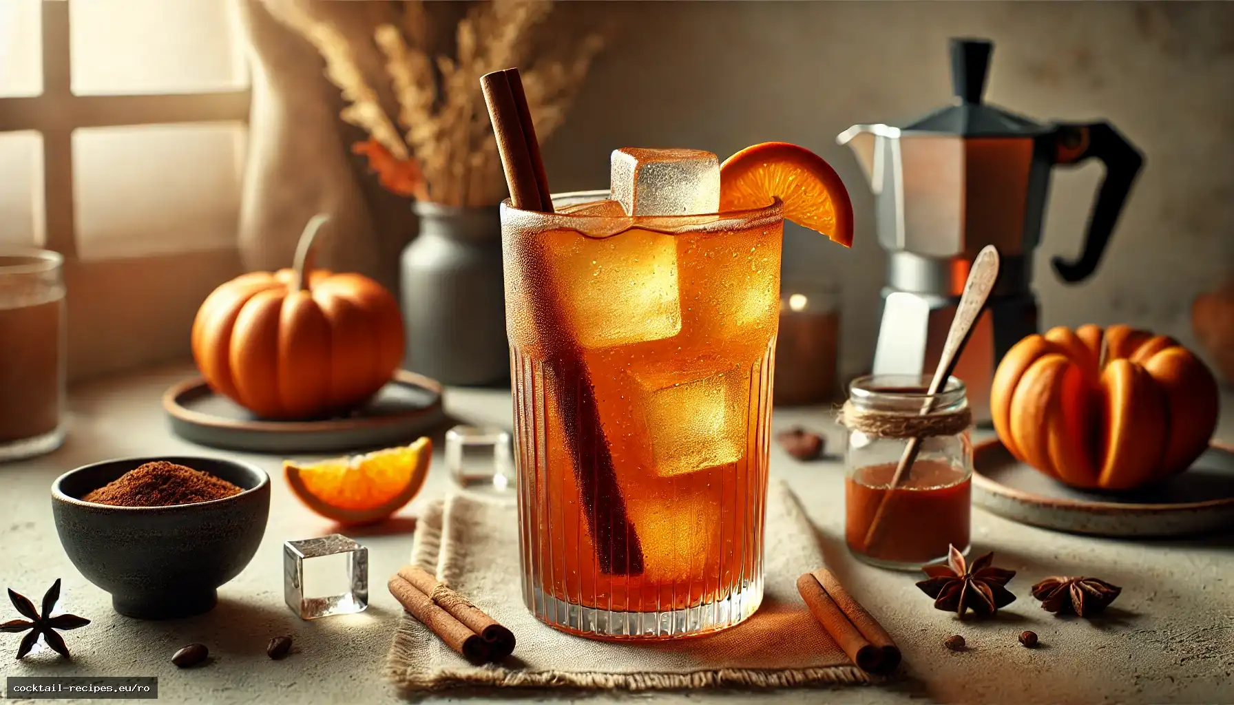 Shrub de Dovleac Condimentat cu Cold Brew