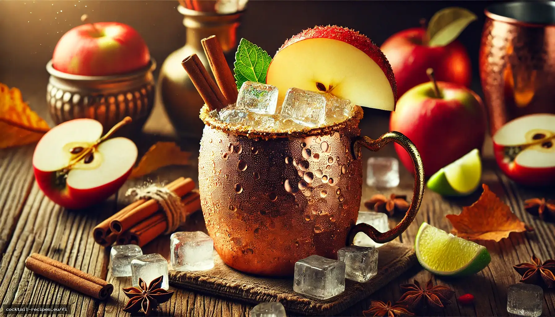 Mausteinen Alkoholiton Omenamuuli