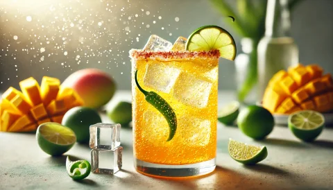 Asais mango un laima špriceris