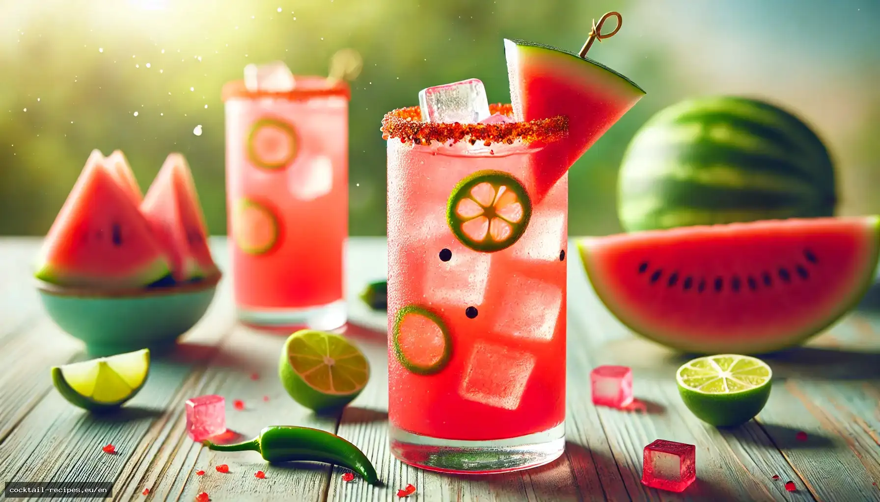 Spicy Watermelon Agua Fresca
