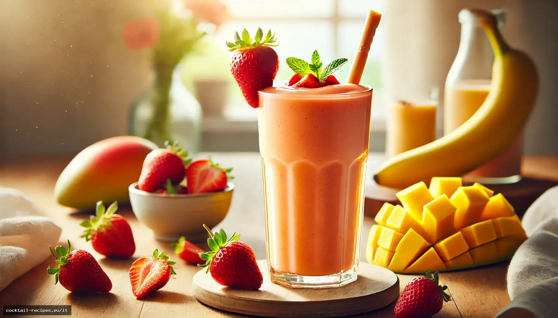 Frullato Raggio di Sole Fragola e Mango