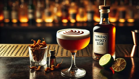 Tamarind Whiskey Sour