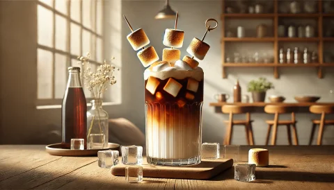 Toasted Marshmallow Cold Brew Latte