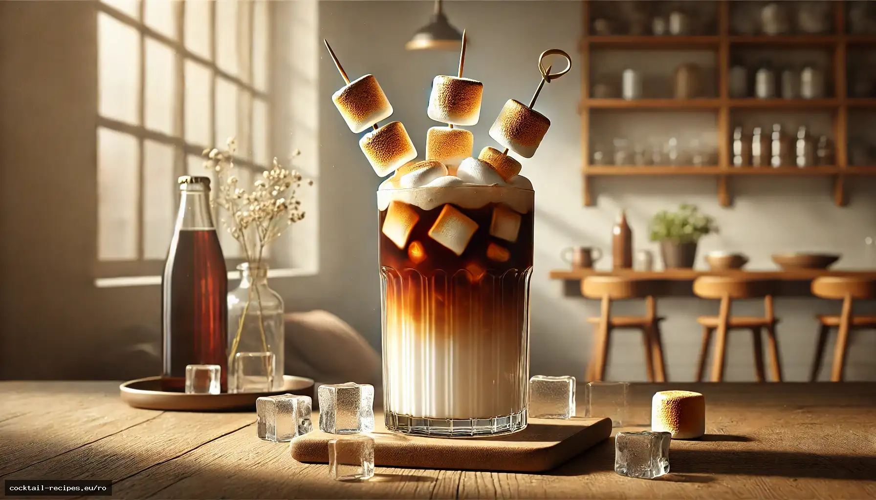 Latte Cold Brew cu Bezea Prăjită