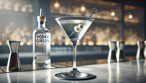 Wodka Gibson
