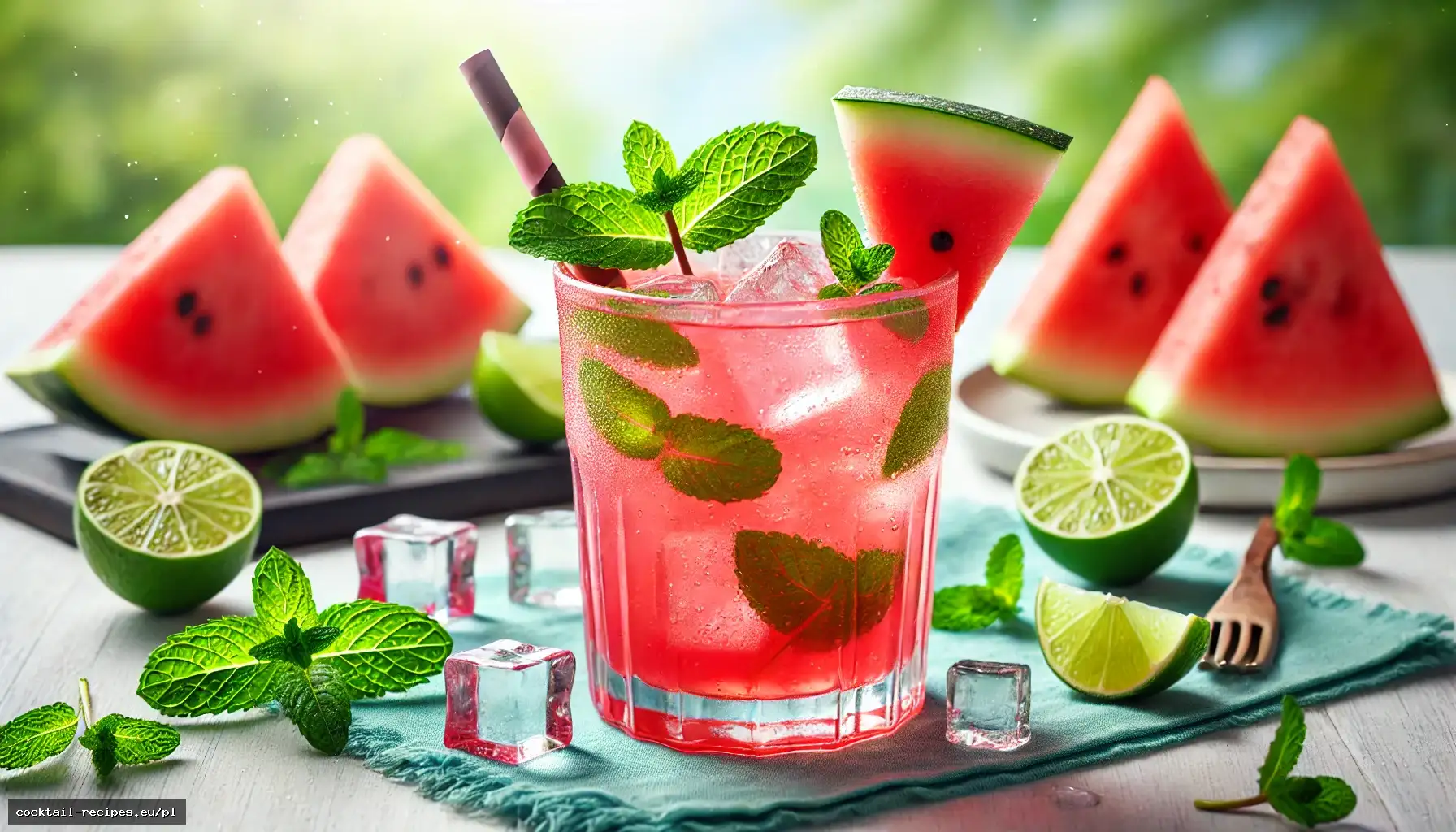 Agua Fresca z Arbuza i Mięty