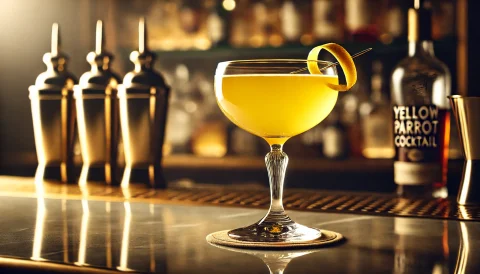Yellow Parrot Cocktail