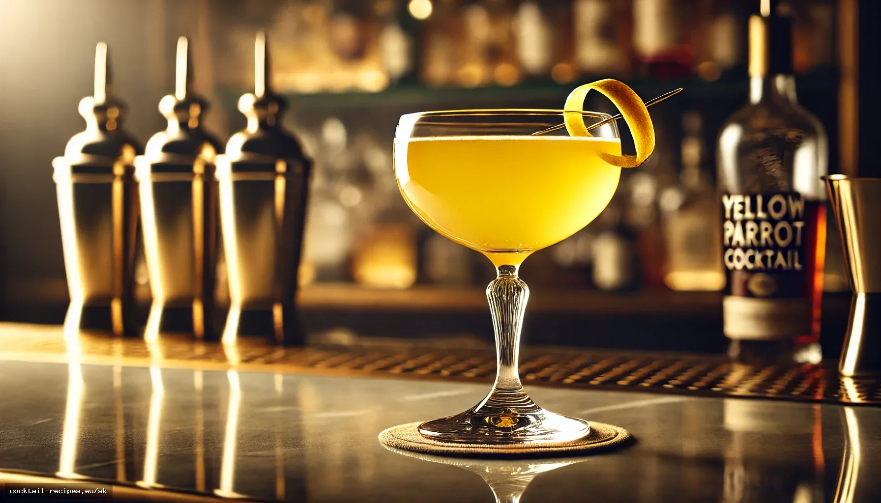 Yellow Parrot Cocktail