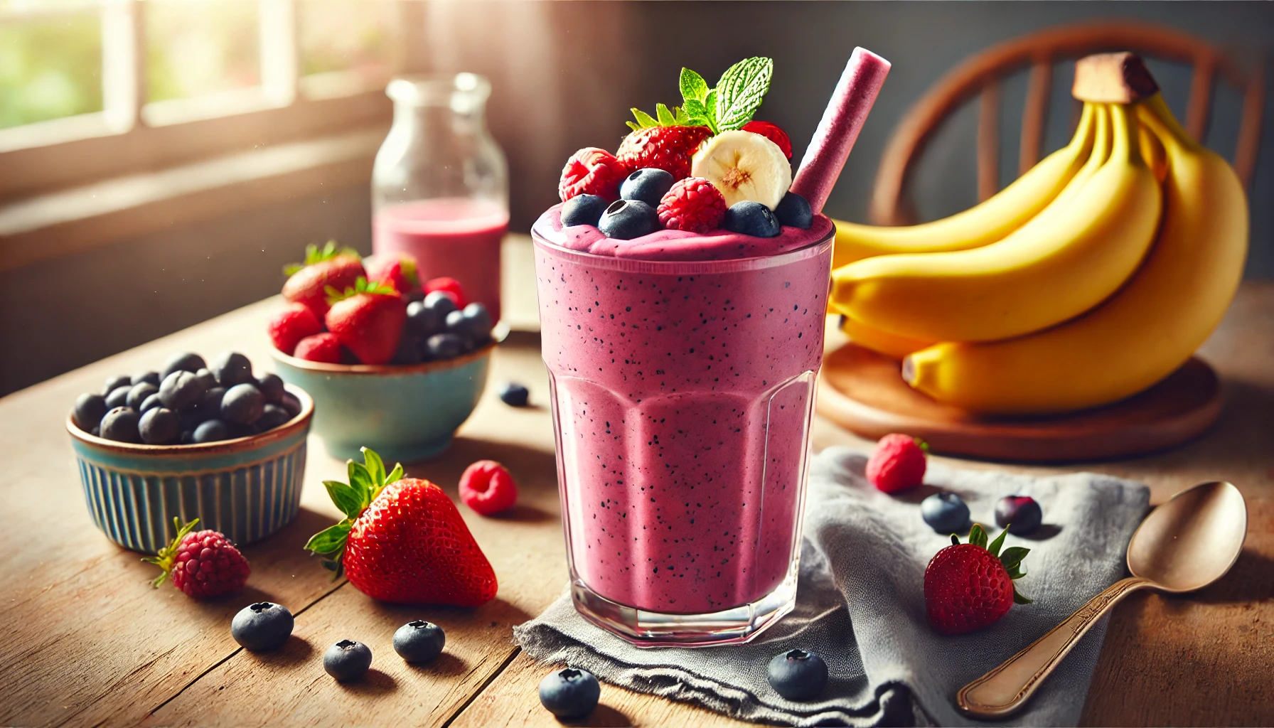 Berry Banana Bliss Smoothie