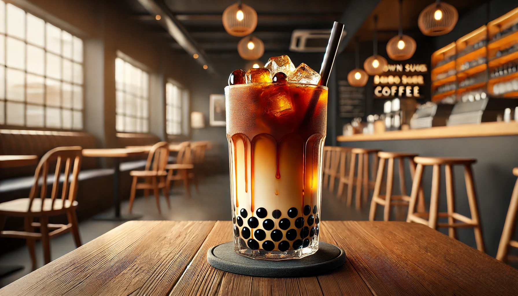 Brown Sugar Boba Coffee