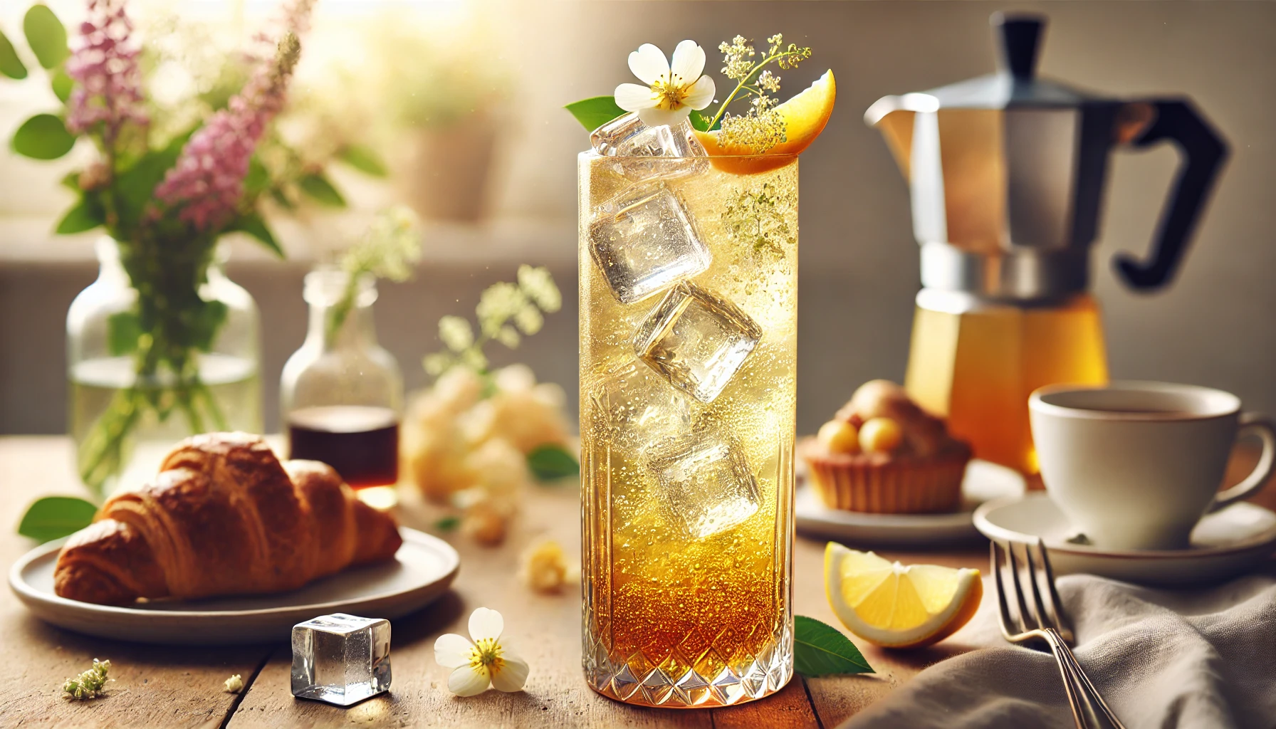 Tonic al Cold Brew e Fiori di Sambuco