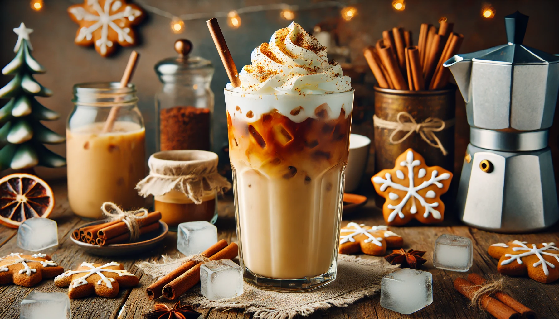 Latte Ghiacciato al Pan di Zenzero