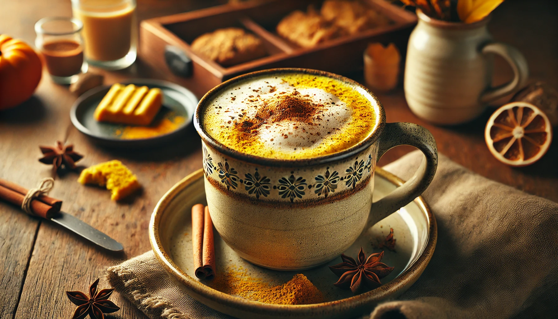 Latte Dorato al Tè