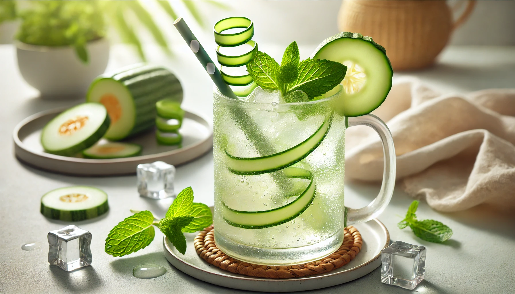 Cooler de Meloa, Pepino e Hortelã