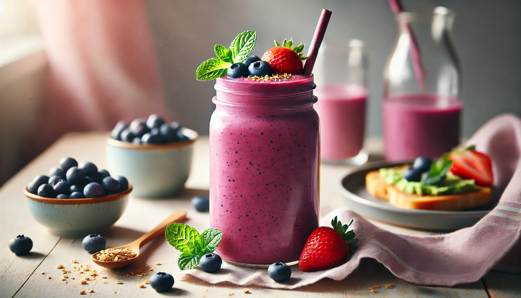 Morning Berry Buzz Smoothie